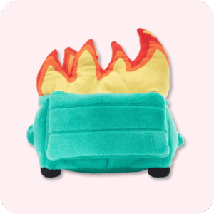 Dumpster Fire Plush Style B