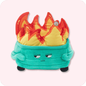 Dumpster Fire Plush Style B